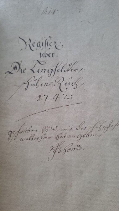 Rechnungsbuch 1742, Position No 14